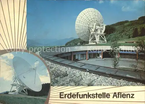 Funk Radioteleskop Erdefunkstelle Aflenz Au  Kat. Technik