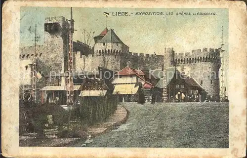 Exposition Universelle Liege 1905 Les Arenes Liegeoises Kat. Expositions