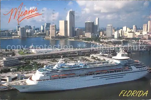 Faehre Port Miami Florida  Kat. Schiffe