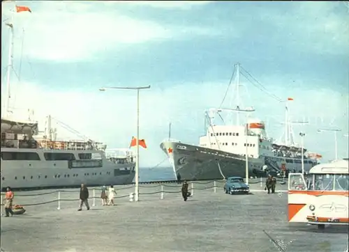 Dampfer Oceanliner Leningrad Seehafen  Kat. Schiffe