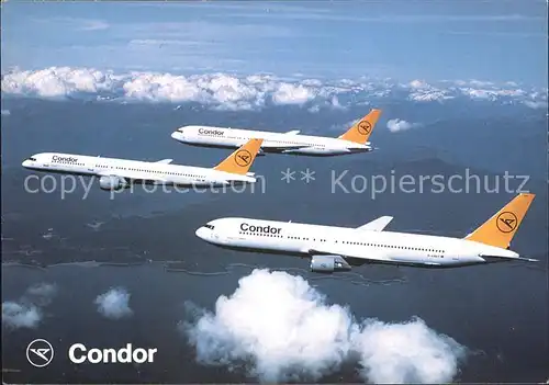 Flugzeuge Zivil Condor Boeing 767 Boeing 757 Kat. Airplanes Avions