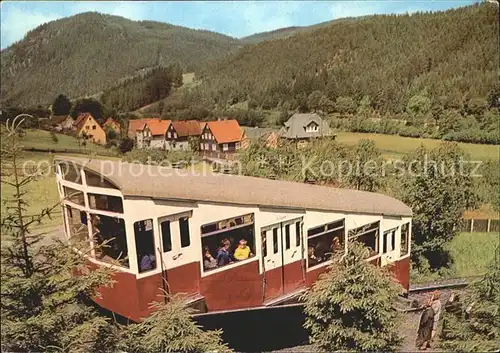 Bergbahn Oberweissbach Talstation Obstfelderschmiede Kat. Bergbahn