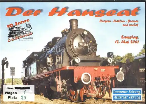 Lokomotive Hanseat 78 468  Kat. Eisenbahn