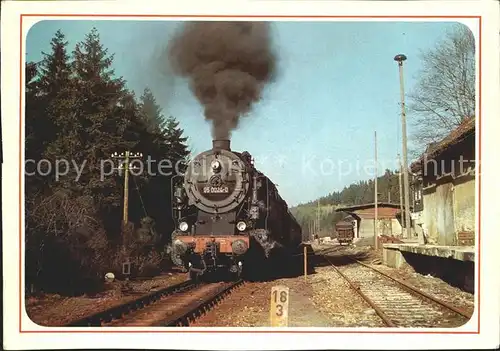Lokomotive 95 0024 Bahnhof Lichte Kat. Eisenbahn