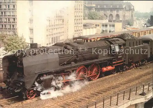 Lokomotive 012114 Ausfahrt Bahnhof Zoologischer Garten Berlin Kat. Eisenbahn