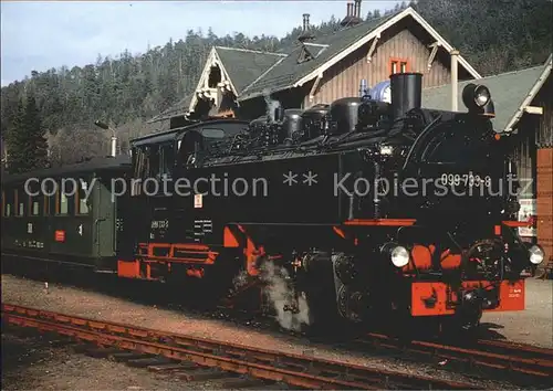 Lokomotive 099 733 8 Bahnhof Oybin Kat. Eisenbahn