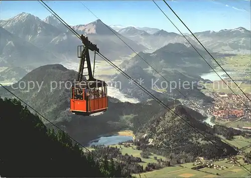 Seilbahn Tegelberg Schwangau Fuessen Brentenjoch Aggenstein  Kat. Bahnen