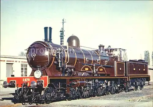 Lokomotive 2670 Nord Mulhouse  Kat. Eisenbahn