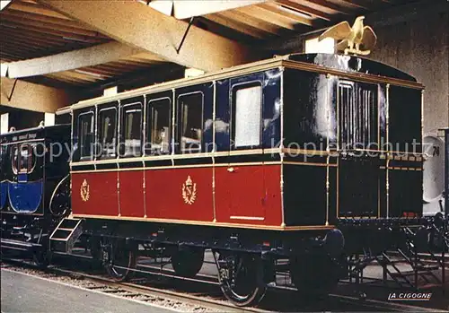 Lokomotive Voiture salon Aides de Camp Mulhouse Musee Chemin de Fer Kat. Eisenbahn