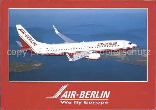Flugzeuge Zivil Air Berlin Boeing 737 800 Kat. Airplanes Avions