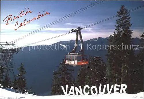 Seilbahn Vancouver Grouse Mountain Skyride Gondola Kat. Bahnen
