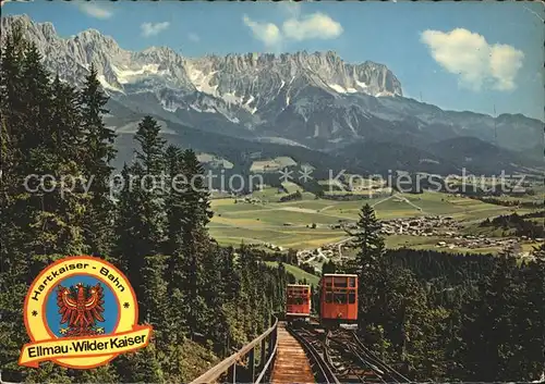 Bergbahn Hartkaiser Bahn Ellmau Wilder Kaiser  Kat. Bergbahn