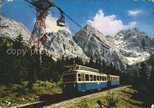 Zugspitzbahn Zahnradbahn Seilbahn Zugspitzgipfel Kat. Eisenbahn