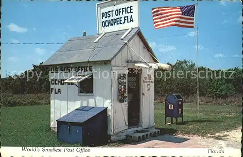 Post Post Office Ochopee Florida Kat. Berufe
