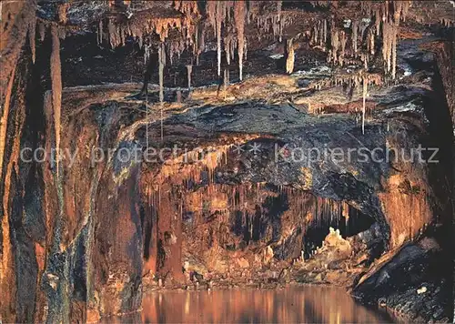 Hoehlen Caves Grottes Saalfeld Saale Feengrotten Maerchendom Gralsburg Kat. Berge