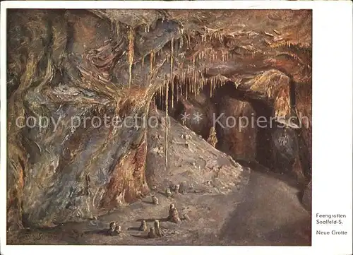 Hoehlen Caves Grottes Feengrotten Saalfeld Saale Neue Grotte  Kat. Berge