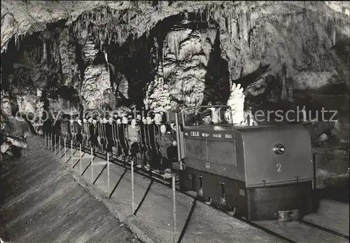Hoehlen Caves Grottes Hoehlenbahn Postojnska Jama  Kat. Berge