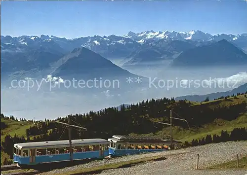 Eisenbahn Rigi Berner Alpen Kat. Eisenbahn