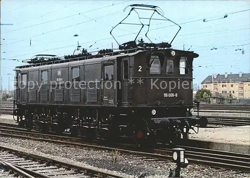 Lokomotive Schnellzug 116006 8  Kat. Eisenbahn