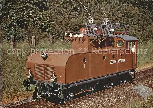 Lokomotive Einphasenwechselstromlokomotive Verkehrshaus Schweiz Luzern Kat. Eisenbahn