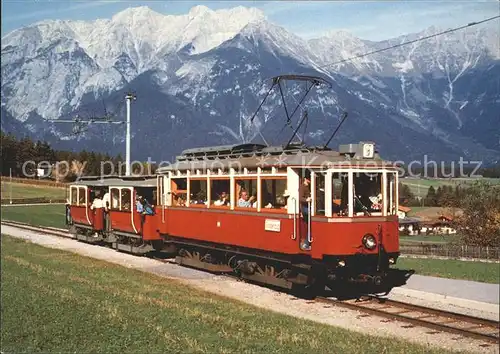 Strassenbahn Sonderzug Tirol Museumsbahn Triebwagen 2  Kat. Strassenbahn