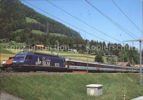 Eisenbahn Elektro Schnellzuglokomotive 465 001 Berner Alpenbahngesellschaft Kat. Eisenbahn