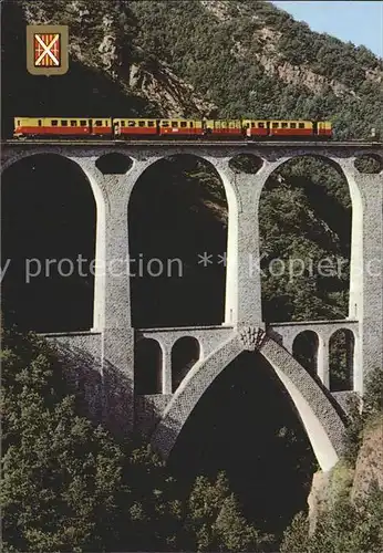 Viadukte Viaduc Petit Train Jaune Pont Sejourne Kat. Bruecken