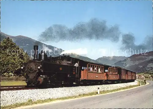 Lokomotive 3 Personenzug Mayrhofen Zillertalbahn Kat. Eisenbahn