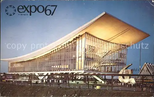 Expositions Expo67 Montreal Canada Pavillon de l Union Sovietique  Kat. Expositions