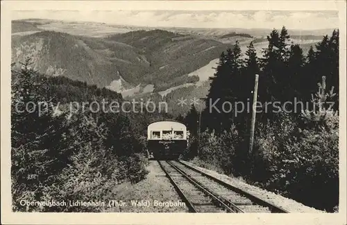 Bergbahn Oberweissbach Lichtenhain  Kat. Bergbahn