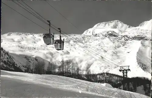 Seilbahn Saas Fee Spielboden Alphubel  Kat. Bahnen