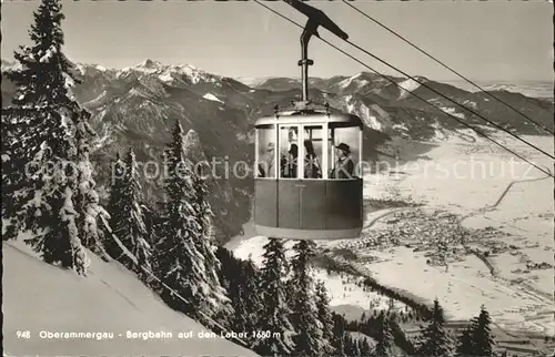 Seilbahn Laber Oberammergau Kat. Bahnen