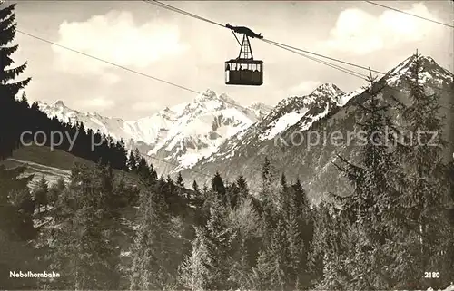 Seilbahn Nebelhorn  Kat. Bahnen