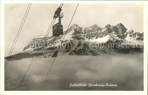 Seilbahn Gerschnialp Truebsee  Kat. Bahnen