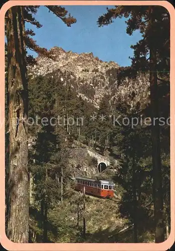 Bergbahn Foret Vizzavona Kat. Bergbahn