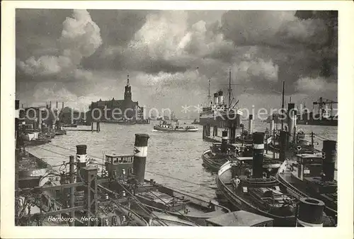 Boote Dampfer Hamburg Hafen Kat. Schiffe