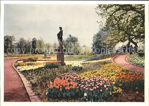 Bundesgartenschau Kassel Blumenflor Alte Mauer Wasserspiele Kat. Expositions
