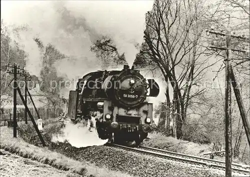 Lokomotive Dampflokomotive Baureihe 58.30 Gera Sued  Kat. Eisenbahn