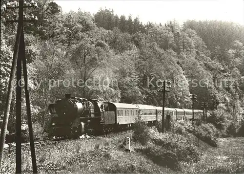 Lokomotive Dampflokomotive Baureihe 50 Elstertal Expresszug Karlex  Kat. Eisenbahn