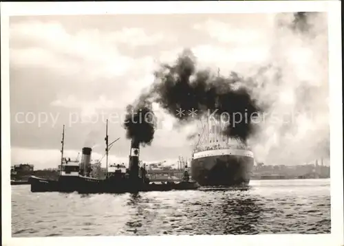 Dampfer Oceanliner Hamburg Verholung  Kat. Schiffe