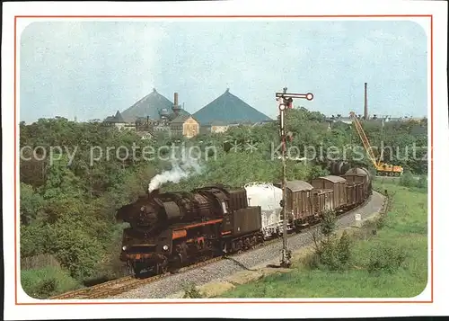 Lokomotive 58 3032 Gueterzug Ronneburg Kat. Eisenbahn