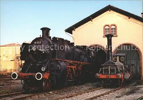 Lokomotive 18505 Die Pfalz Lokschuppen Neustadt Weinstrasse  Kat. Eisenbahn