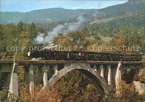 Eisenbahn Tiefengrabenbruecke Steyrdurchbruch Lok 29852 Kat. Eisenbahn