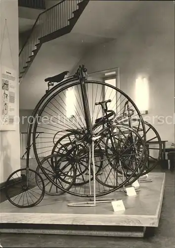 Hochrad Verkehrsmuseum Dresden  Kat. Zweiraeder