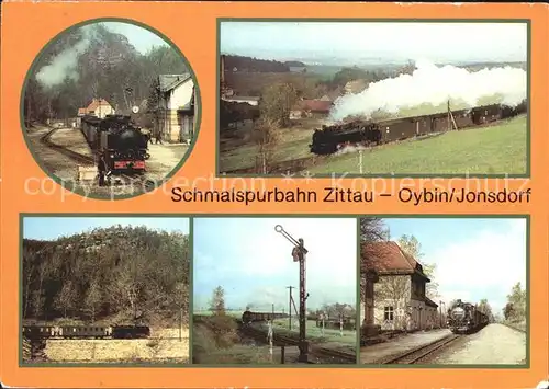 Lokomotive Schmalspurbahn Zittau Oybin Jonsdorf Kat. Eisenbahn