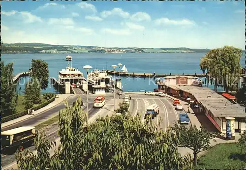 Faehre Autofaehre Konstanz Meersburg Bodensee  Kat. Schiffe