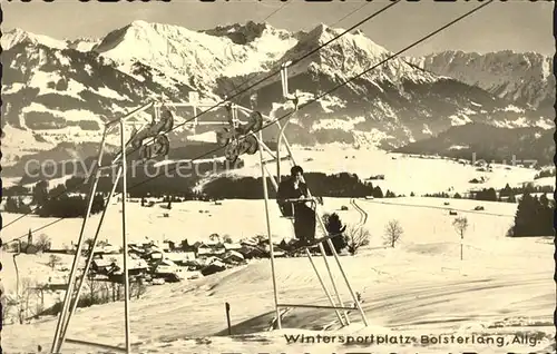 Sessellift Bolsterlang Allgaeu Kat. Bahnen