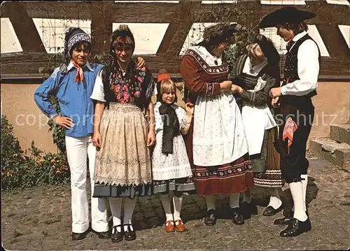 Trachten Marburg Evangelische Tracht Volkstanz  und Trachtengruppe Gladenbach Kat. Trachten