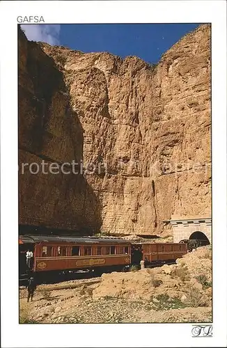 Bergbahn Gafsa Schluchten Oued Selja Kat. Bergbahn