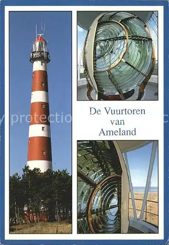 Leuchtturm Lighthouse Vuurtoren Ameland Kat. Gebaeude